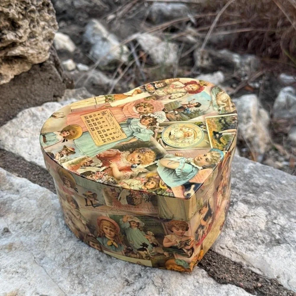 Vintage Decorative Heart Box